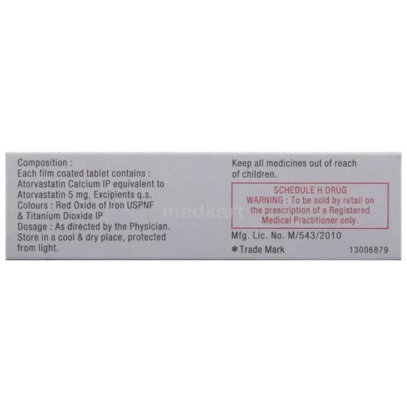 tg tor 5mg tablet 10's